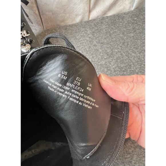 Karl Lagerfeld Paris Women's Everyday Cold Weather Mela Combat Boot 6.5 M - Picture 9 of 11
